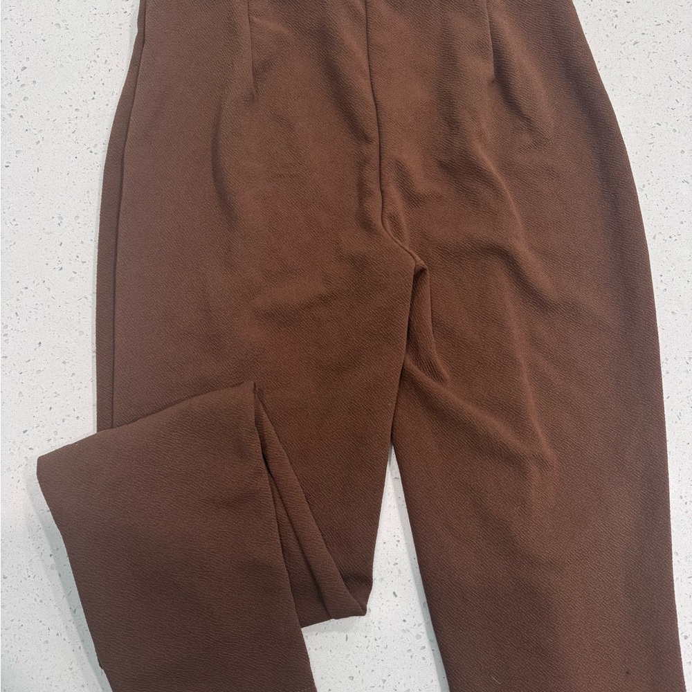 Brown work pants skinny
